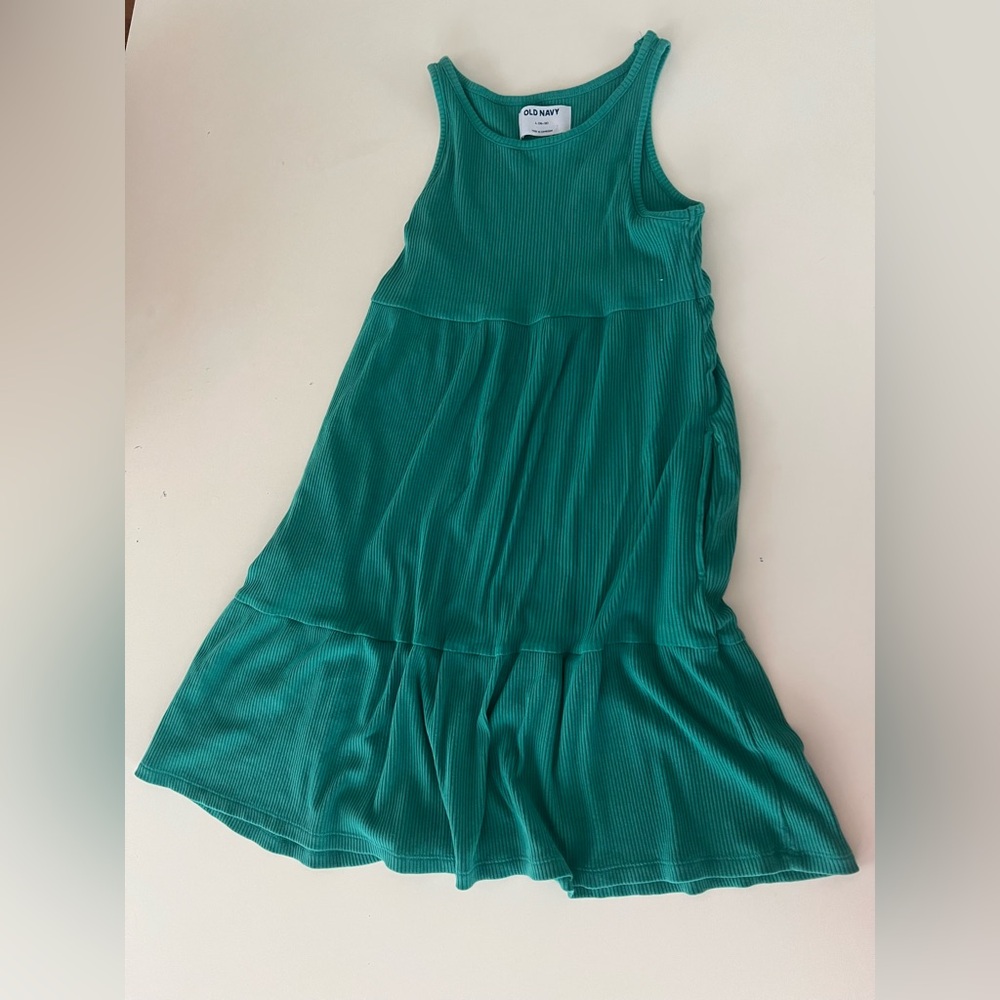 Old Navy Kids Dress in Vibrant Green